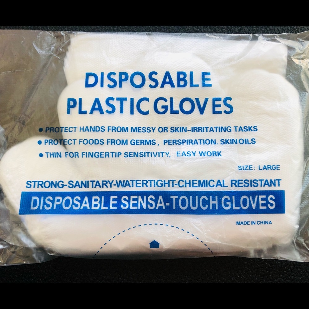 DISPOSABLE PLASTIC GLOVES /500 count